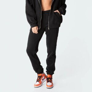 Edikted Joni Sweatpants Elastic Cuffs Pockets